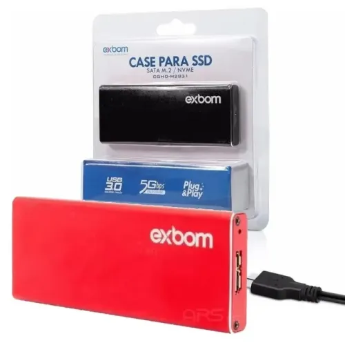Case Gaveta Ssd Para Sata M2 Exbom