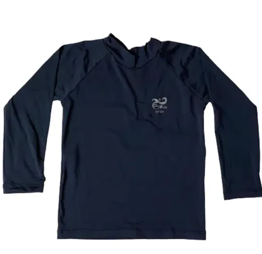 Camisa de Proteção tam M Infantil UV50+ Nova Cor Preto - Marca CiaMar Biquinis