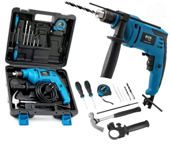 Furadeira de impacto 650w Profissional com maleta e acessórios
