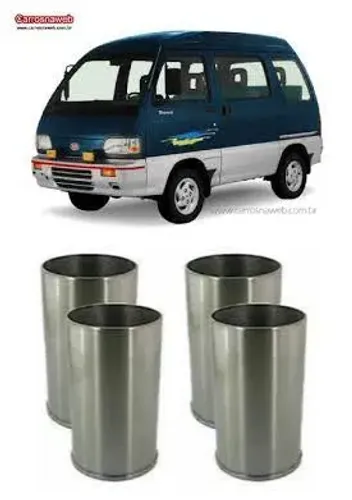 Camisa Motor Asia Towner 1993 Ate 1997 Jogo Com 3 Std