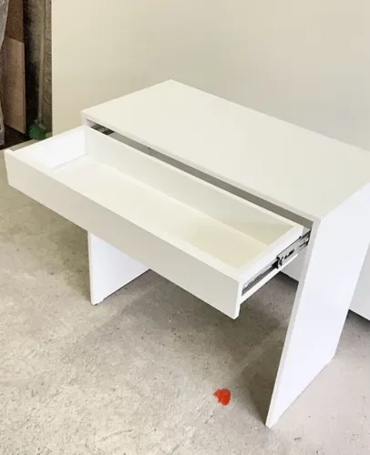 ESCRIVANINHA MESA DE ESCRITÓRIO DE MDF BRANCO