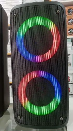Caixa de som Bluetooth RGB tamanho médio