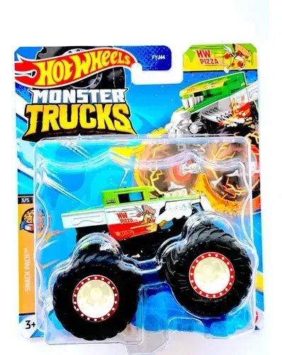 Hotwheels Monster Truck Bone Shaker HW pizza