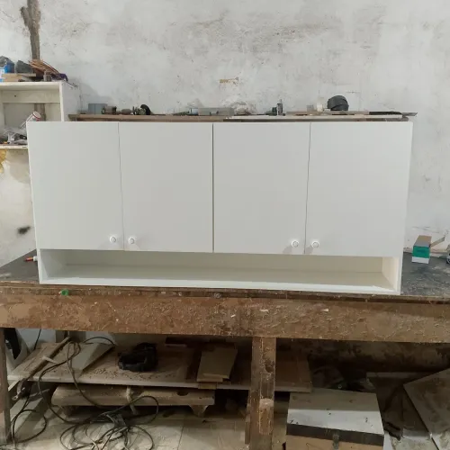 Armário de Parede Branco 4 Portas
