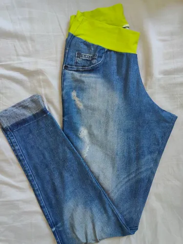 Calça legging Live jeans fake