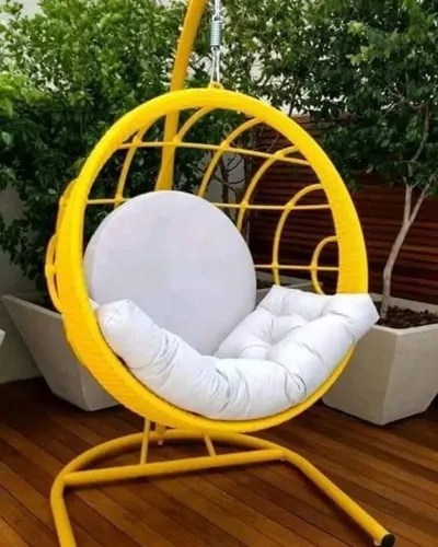 BALANÇO NINHO DE CORDA NÁUTICA - COM SUPORTE