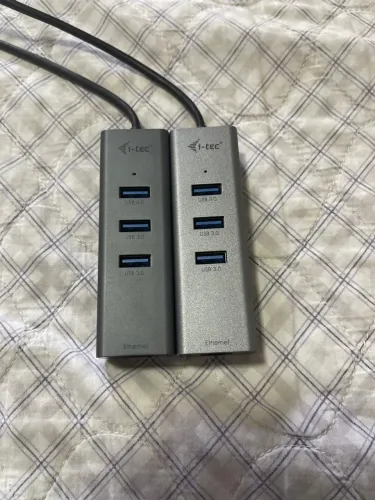 Hub USB 3.0 i-tec com Ethernet