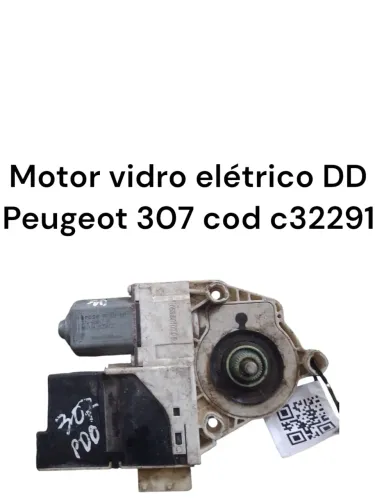 Motor Vidro Elétrico Dianteira Dir. Peugeot 307 Cod C32291
