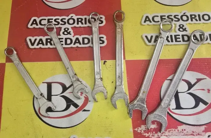 Kit Chave de Boca Eurotools - 6 Peças (10 a 15mm) | Qualidade Profissional!