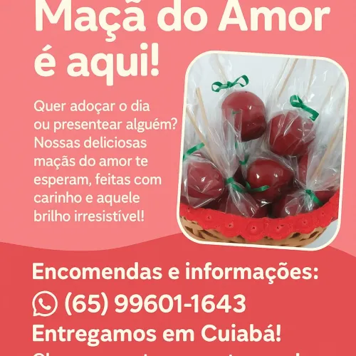Vendas de maçã do amor Cuiabá