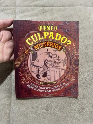 Livro Quem é o culpado - Mistérios- Tim Dedopulos