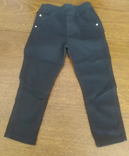 Calça Infantil Jeans Preta Da Sleeping Pill - Tamanho 4 Anos