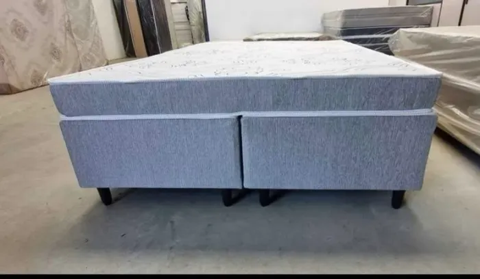 Cama Box Casal (base bipartida mais colchão)