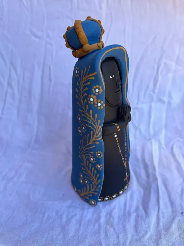 Nossa senhora Aparecida em ceramica