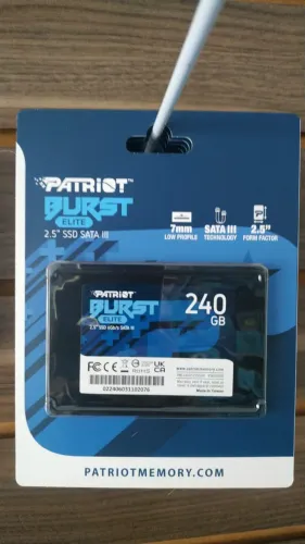 SSD 240GB PATRIOT (NOVO LACRADO)