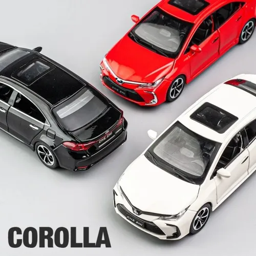 Carrinho de Brinquedo Toyota Corolla - 3 cores Disponíveis