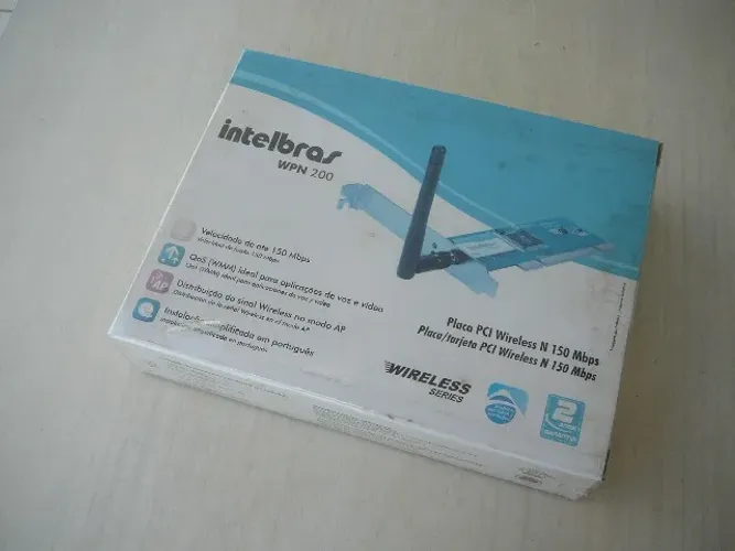 Placa de rede PCI Wireless Intelbras VPN 200 - nova - na caixa