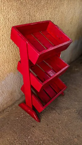 Fruteira de Madeira com 3 Andares