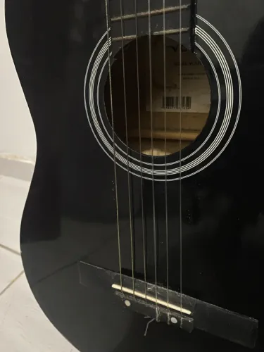 Violão Acústico Preto