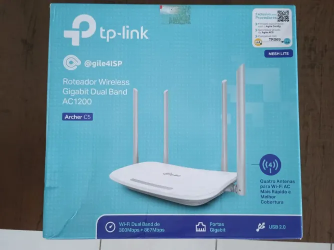 Roteador Tp-Link Archer C5 Gigabit Dual Band AC1200