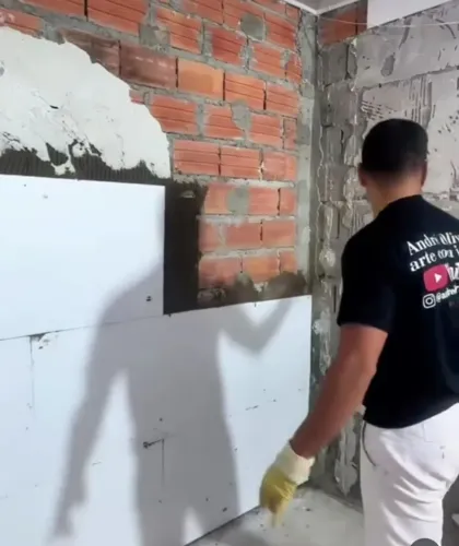 ISOPOR Revestimento de parede para área externa