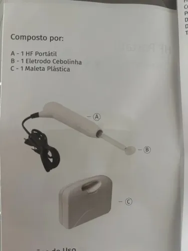 Kit alta frequência Estek e máscara térmica 