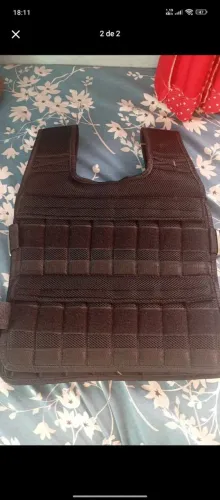 colete de peso, sem peso, velcros, novo
