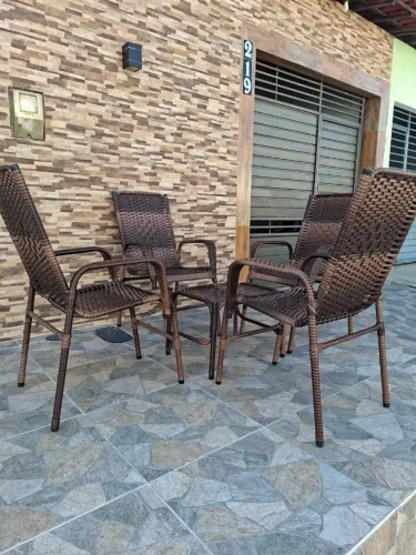 Conjuntos de varanda em fibra sintetica 