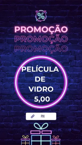 Acessórios pra Celulares /Películas de vidro 5,00