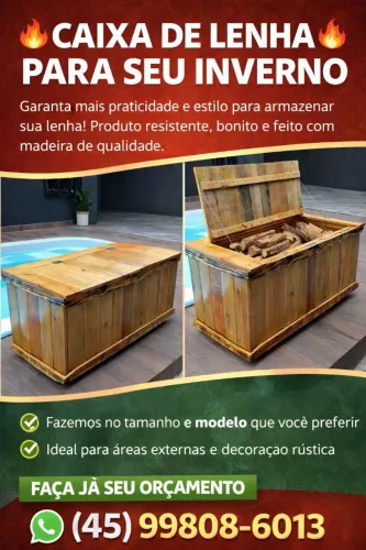 Caixa de lenha