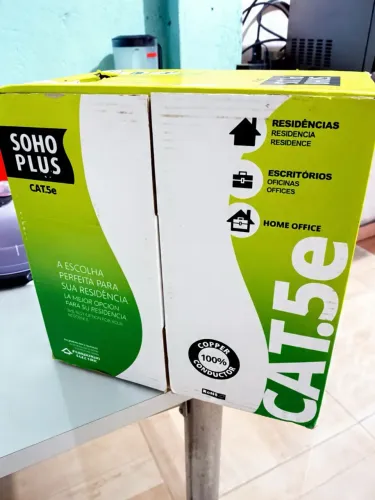 Cabo de Rede Furukawa SohoPlus CAT5e 305m 100% Cobre Lacrado