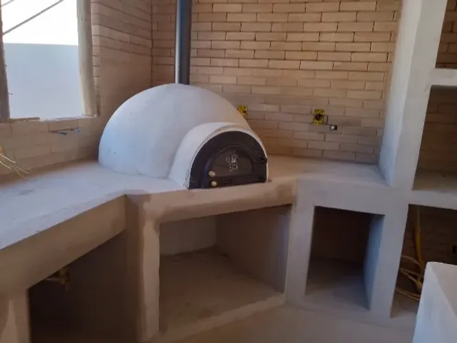 Churrasqueira forno e fogão e serviços de obras gerais