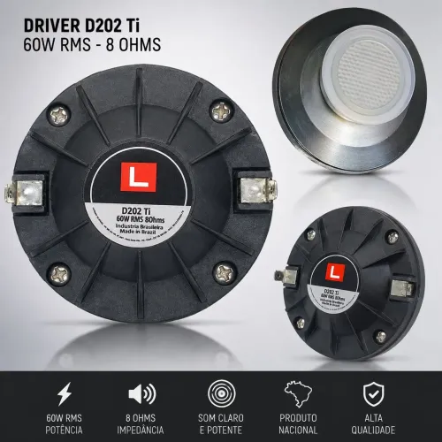 Driver JBL Selenium D202 Ti 60W RMS 8 Ohms