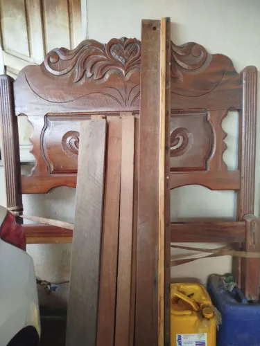 Cama de casal armação completa