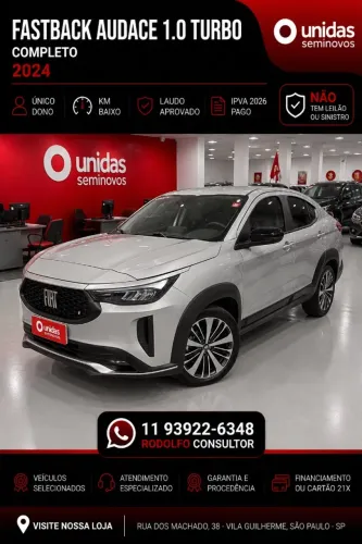 Fiat Fastback Audace 1.0 200 T. Flex AUT 2024