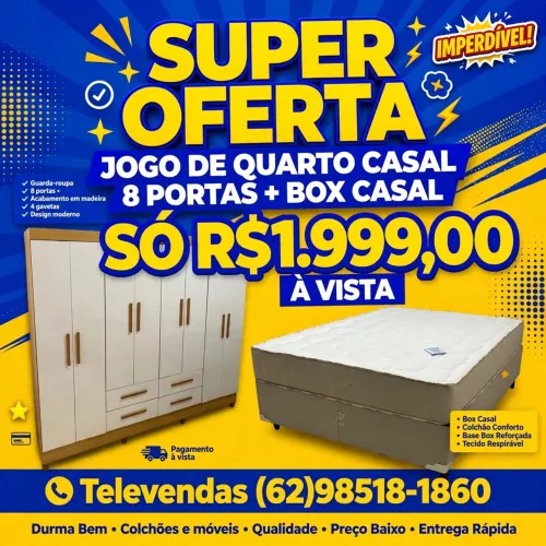 Jogo de Quarto Casal Completo
