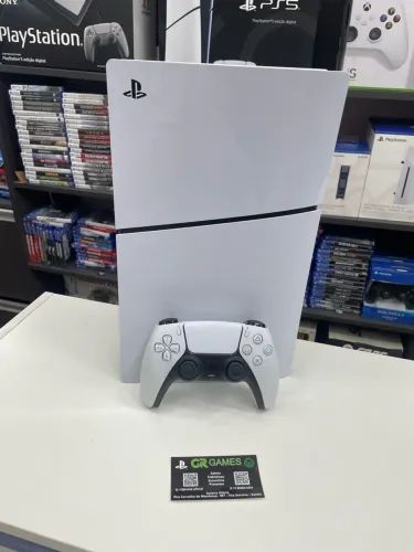 Ps5 slim digital de 1tb sem leitor semi novo