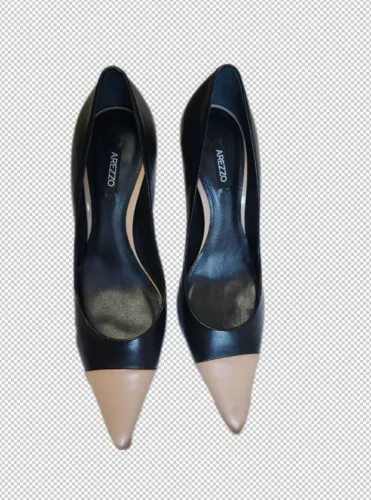 Sapato Scarpin Arezzo Salto Alto Preto, Usado uma Vez, Tamanho: 36