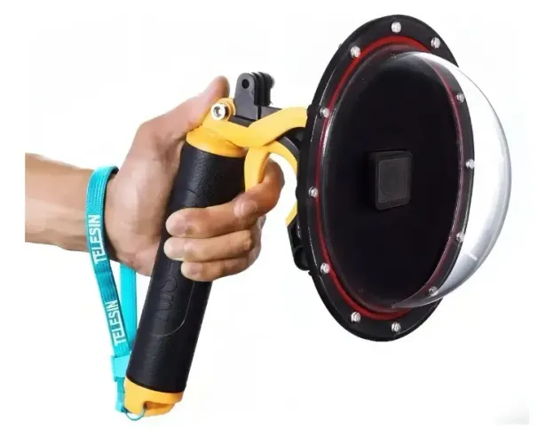 Dome 6pol Gopro Hero 5, 6 E 7 Black Bastão Telesin