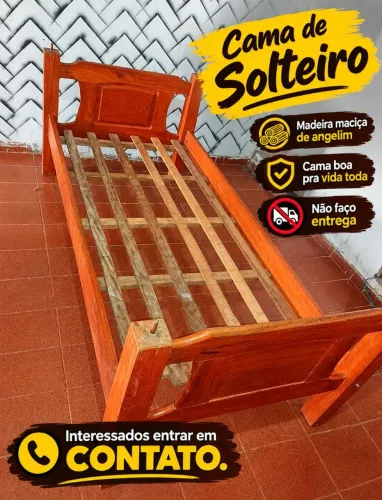 CAMA DE SOLTEIRO