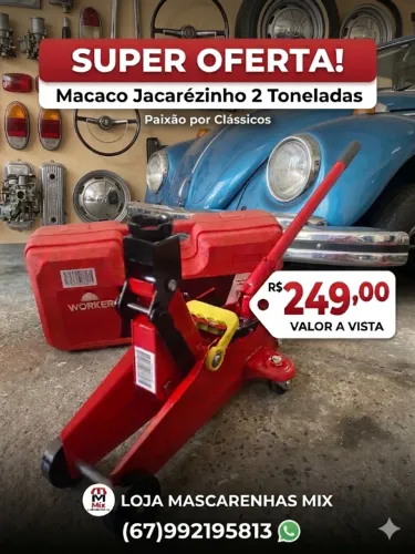 Jacarezinho Hidráulico 2 Toneladas Novo . Cod:005