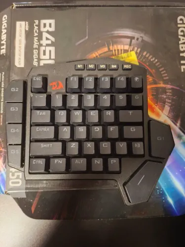 Teclado Gamer Mecânico Redragon Diti X K601 RGB One Hand