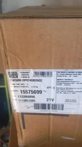 Inversor de frequência cfw500 5cv 380v