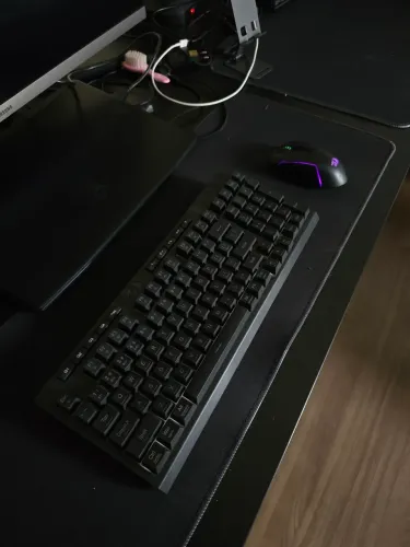 Mouse e teclado sem fio redragon