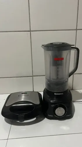 Liquidificador + sanduicheira