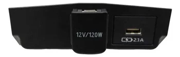 Tomada 12v Entrada Usb Corolla 2021  * Preto