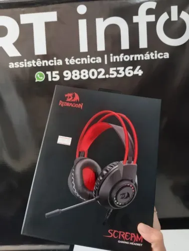  Headset Gamer Redragon Scream RGB 