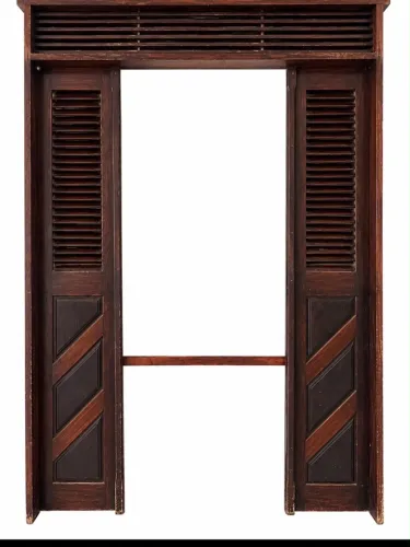 Caixa de porta com bandeirola