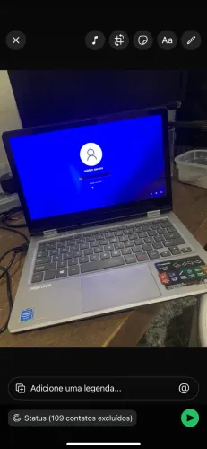 Notebook positivo Duo touch 2 em 1