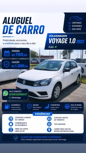 Volkswagen Voyage 1.0 Flex 12V 4P 2022